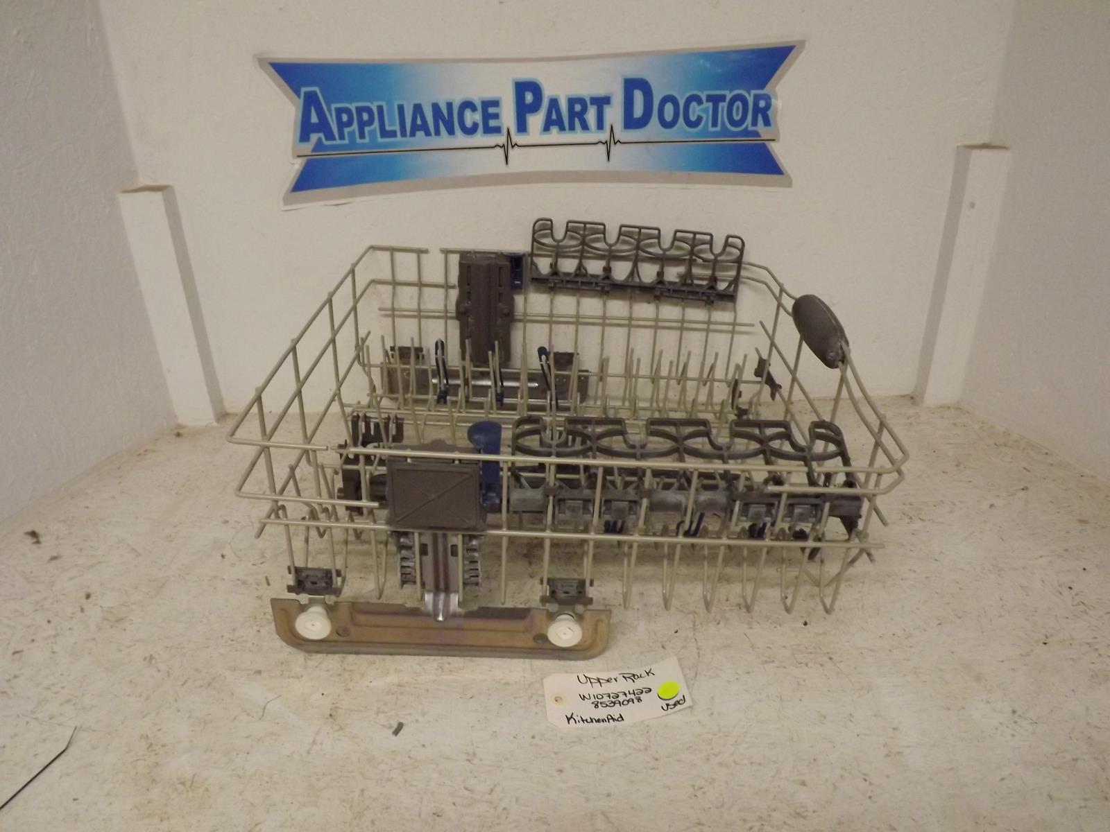 KitchenAid Dishwasher W10727422 8539098 Upper Rack Used KitchenAid Dishwasher W10727422 8539098 Upper Rack Used